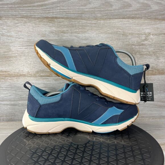 Vionic Women's Drift Zanny Waterproof Lace-Up Active Blue Sneakers Size 8 - Picture 8 of 13